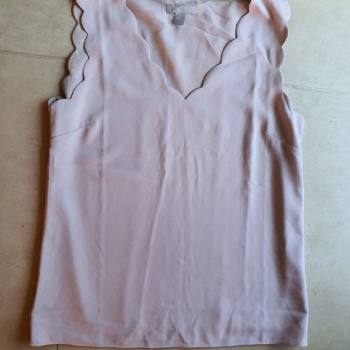 H&M sleeveless top like new, dusty pink, size S