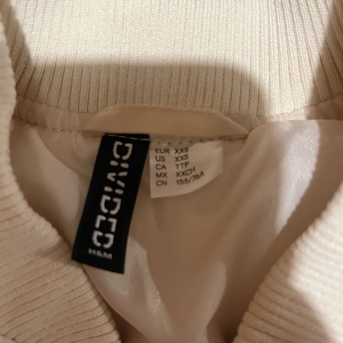 Unisex jacket H&M used few times white beige