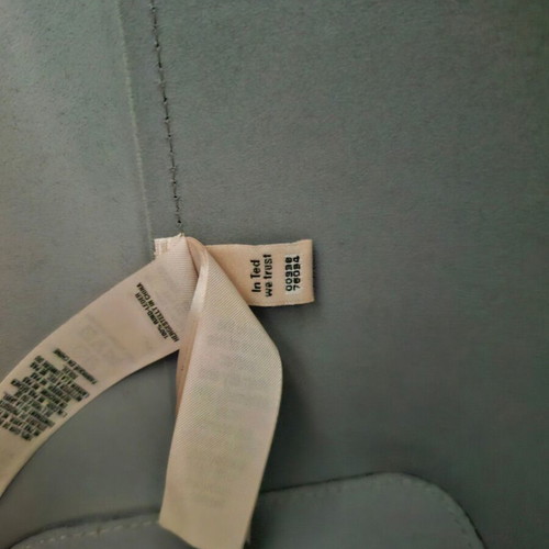 Ted Baker Light Grey Genuine Leather Tote Bag with Matching Pouch