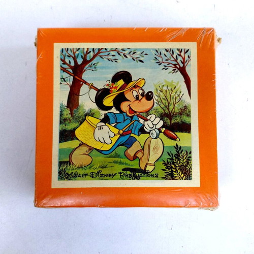 Walt Disney wooden blocks Greek made, new from 1960s