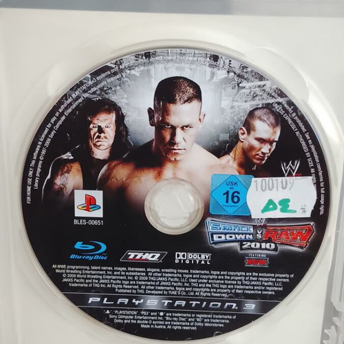 Smackdown vs Raw 2010 PS3 game like new