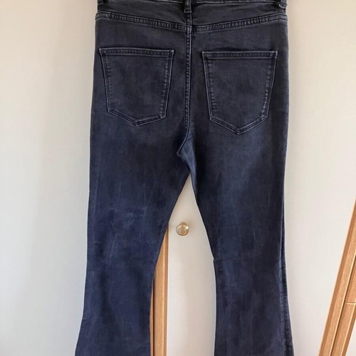 ZARA high-waisted flare pants No. 36 like new, black