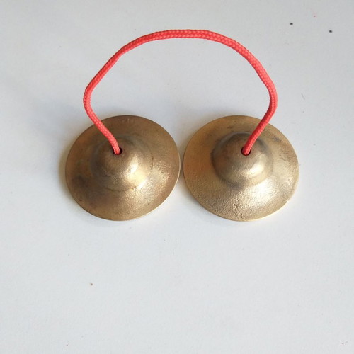 Small bronze UFIP cymbals used