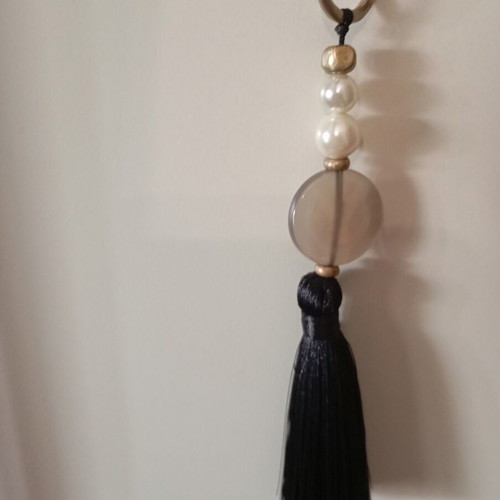 Handmade long necklaces new, black and brown
