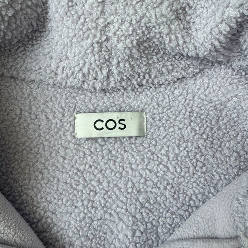 COS Teddy tunic dress used, size S, purple