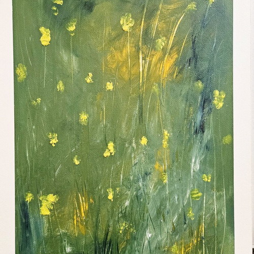 Original oil painting Tender is the Spring like new