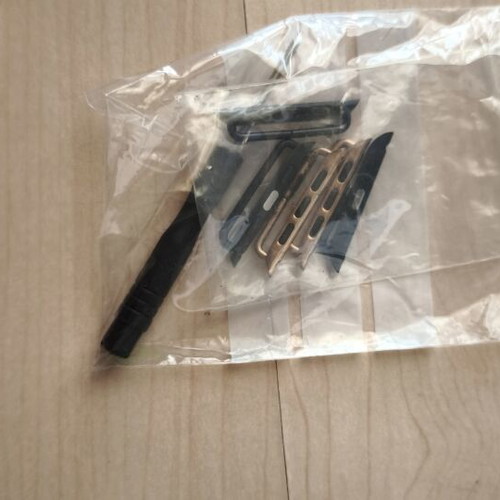 Apple Watch straps like new, steel and genuine blue band