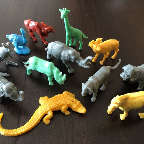Biokonto jungle animals plastic like new
