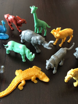 Biokonto jungle animals plastic like new