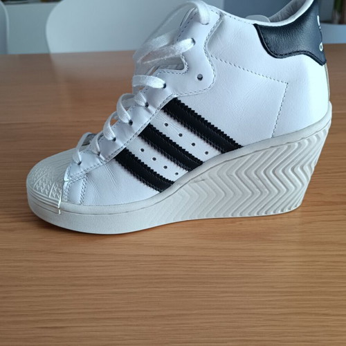 Adidas Superstar Ellure Wedge Platform High Top sneakers size 37.5 like new