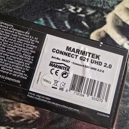 Marmitek 621 UHD 2.0 HDMI switch 4K 4 in 1 out
