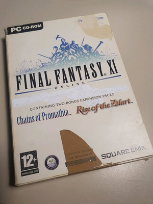 Final Fantasy XI Online used with 2 expansion packs for PC