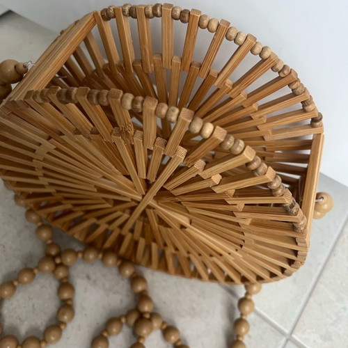 Wooden handbag new handmade