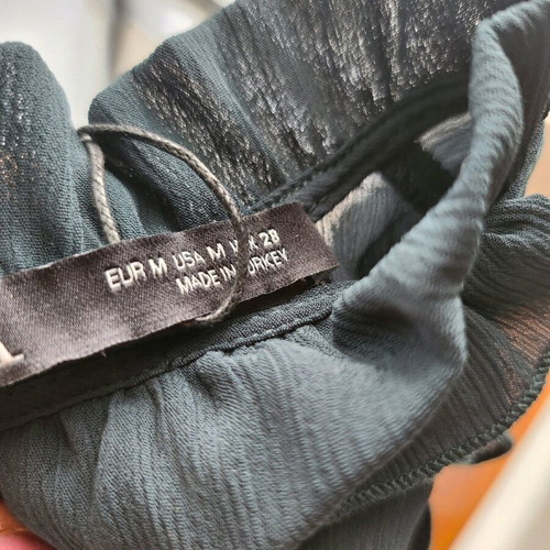 Zara blouse size M, dark cypress, like new