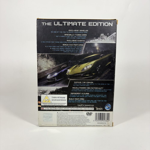 Need for Speed Carbon Collector’s Edition PS2 used, complete with bonus disc