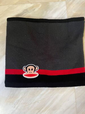 Paul Frank knitted snood neck warmer, like new, black