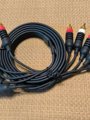 Καλώδια Component και A/V RCA σαν καινούργια για Retro Gaming