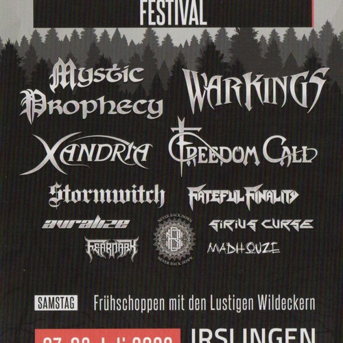 Flyer Mystic Prophecy Freedom Call Stormwitch 2023