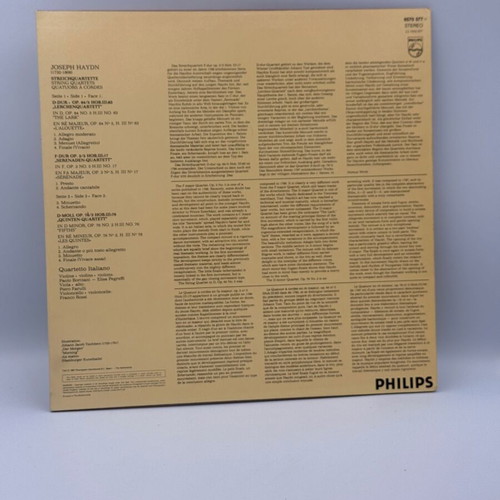 Haydn Streichquartette vinyl used by Quartetto Italiano