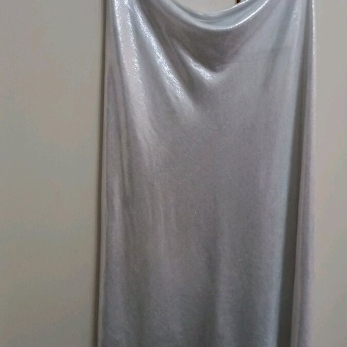 Mini dress silver metallic evening like new