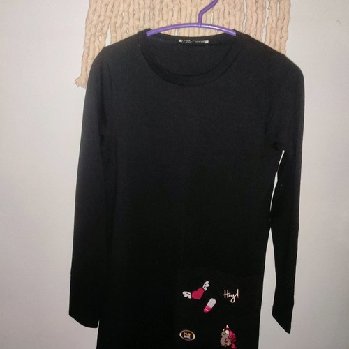 Dress used with design on lower part, size S
