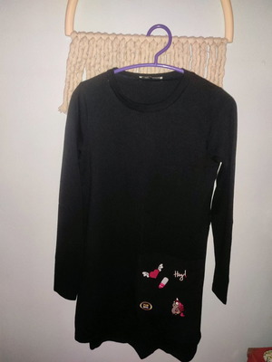 Dress used with design on lower part, size S