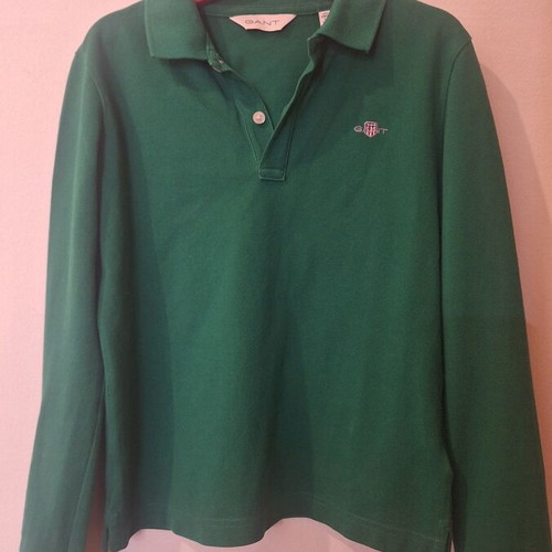 Gant kids long sleeve polo 128cm like new, green