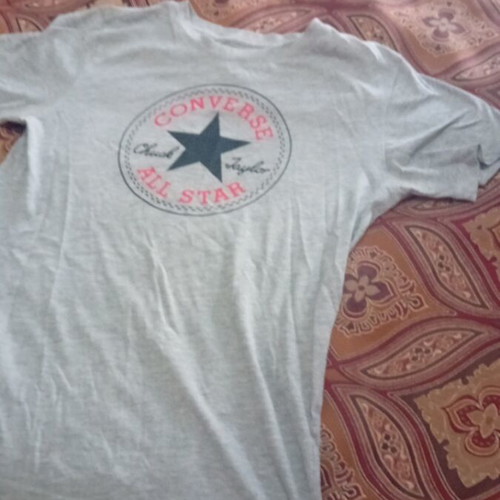 Converse gray cotton t-shirt like new, size L