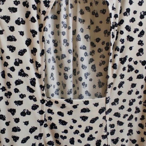 Stradivarius ankle-length dress with back opening, like new