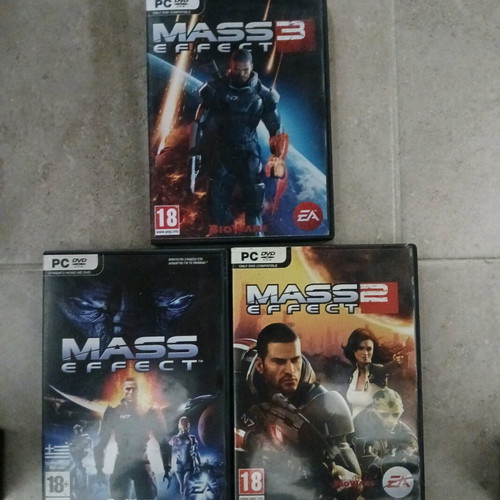 Mass Effect PC games used, all three together