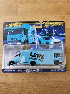 Hot Wheels Team Transport Nissan Skyline 2000GT-R LBWK #69 new