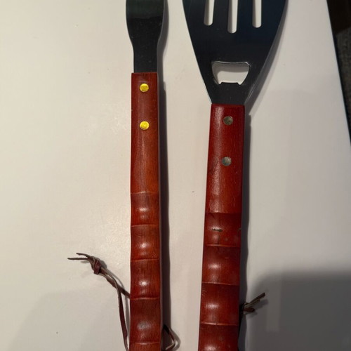 Amstel fork and spatula set new, stainless steel