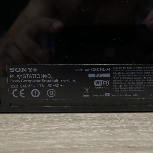 PlayStation 3 fat console without controller