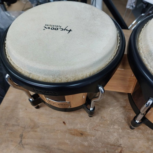 Tycoon Percussion Bongos Artist Series with Turkey Splash Cymbal 12" new