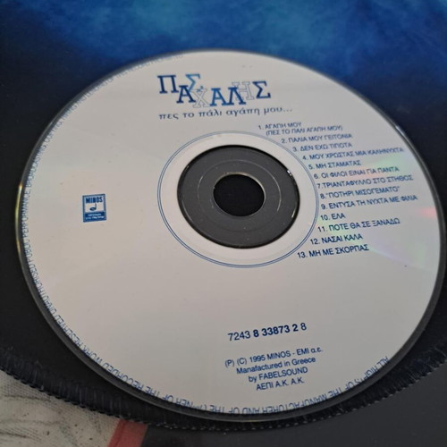 Paschalis Arvanitidis Pes To Pali Agapi Mou CD like new, pop