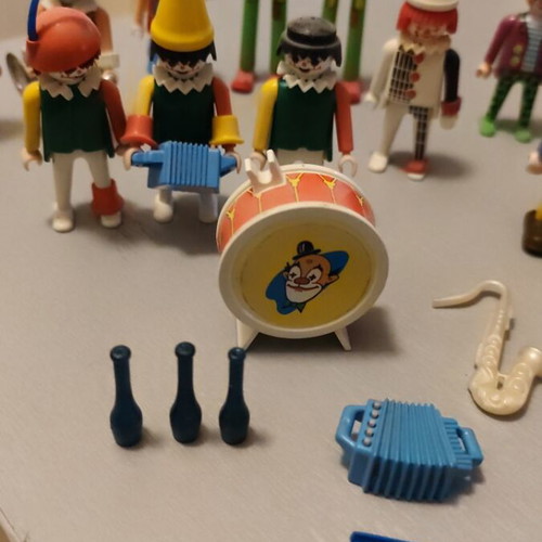 Playmobil clown collection used with defective figure