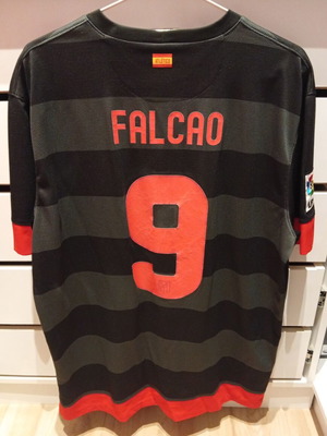 Atletico Madrid 2012/13 Away Jersey Falcao XL Like New Authentic