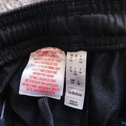 Adidas Aeroready kids' sweatpants used, black, size L