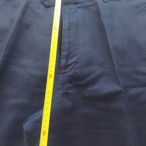 Men's linen pants XL like new, dark navy blue