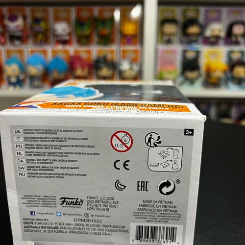 Funko Pop SSGSS Goku Kamehameha Dragon Ball Super used, box damage