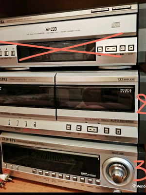 Aiwa XR-AVH1200 ηχοσύστημα σαν καινούργιο, mini system με cd, κασέτα, δέκτη