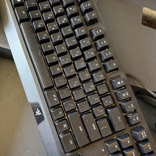 Razer Blackwidow Razer Green switched tactical and clicky keyboard new model like new