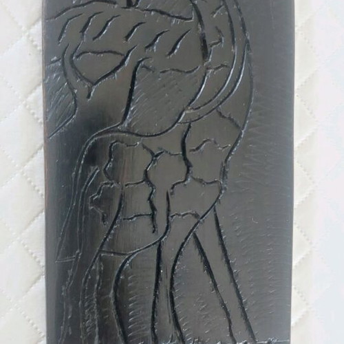 African carved wood comb made of mango wood new
