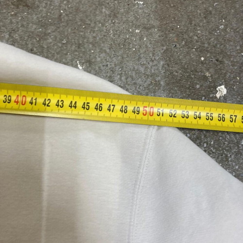 Nike Big Logo Sweater Y2K 2000s XL creme vintage wornlook