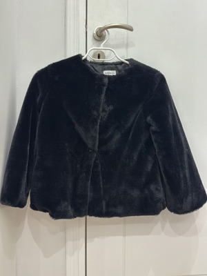 Marasil kids jacket black warm like new for age 7-8 128 cm