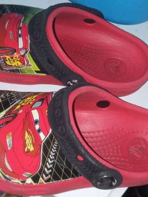 Crocs children's slippers like new, size 10-11