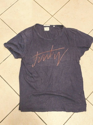 Funky Buddha T-shirt, blue and black, size M
