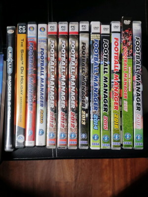 Football Manager, Sims and Cue Club games like new for PC