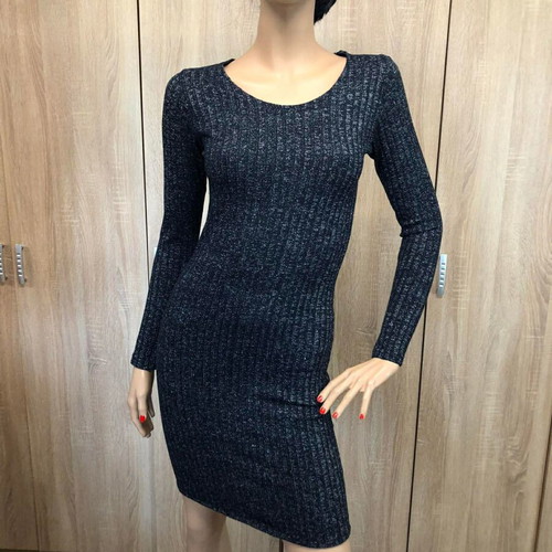 Hyper stretch dress new, size S/M, blue silver