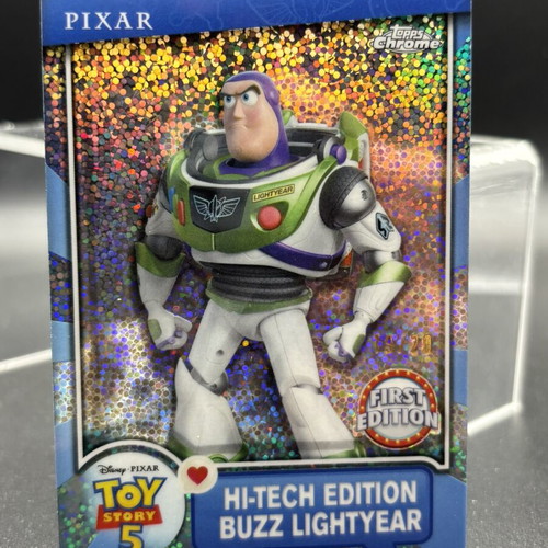 Buzz Lightyear Disney silver holo foil card new